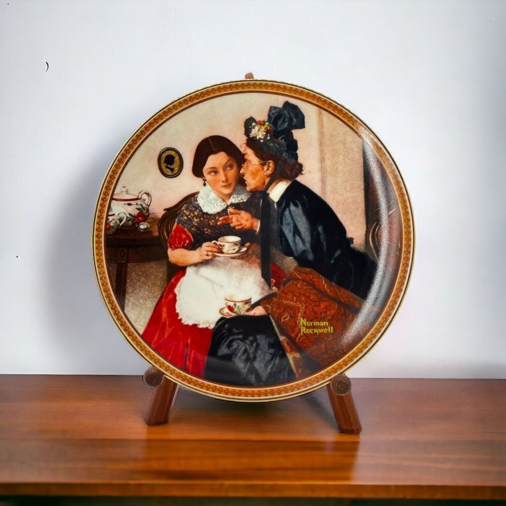 1983 Norman Rockwell's Rediscovered Women Collector Plates